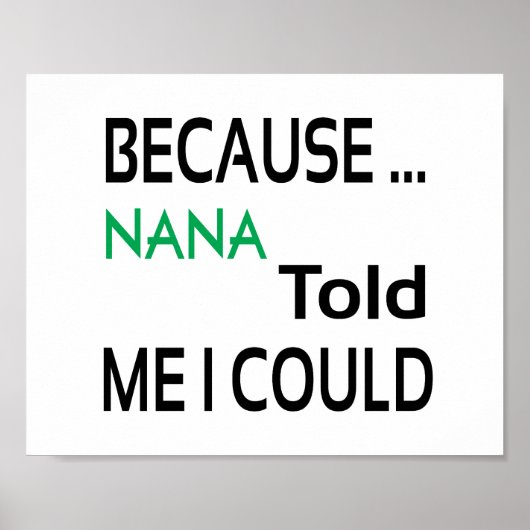 Nana Poster (Standard-Bildformat) (Vorne)
