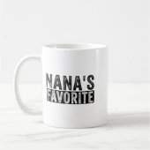 Nana’s Favorite Cute Family Granhild Quote Proud G Kaffeetasse (Links)