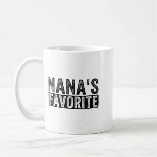 Nana’s Favorite Cute Family Granhild Quote Proud G Kaffeetasse (Links)