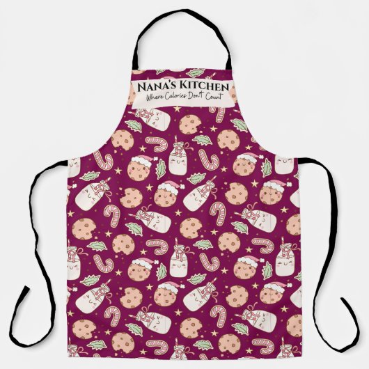 Nana’s Kitchen Apron – Funny Grandmother Schürze (Vorderseite)