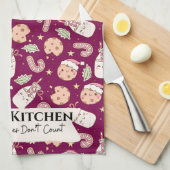 Nana’s Kitchen , Funny Grandmother Geschirrtuch (Viertel Falte)