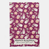 Nana’s Kitchen , Funny Grandmother  Geschirrtuch (Vertikal)