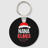 Nana Santa Claus Christmas Matching Costume Schlüsselanhänger (Vorderseite)