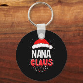 Nana Santa Claus Christmas Matching Costume Schlüsselanhänger (Vorderseite)