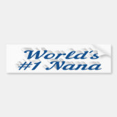 Nana Sea Blue Autoaufkleber (Vorne)