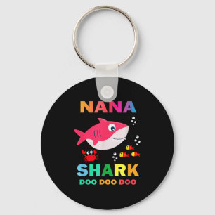 Nana Shark Shirt, Vatertag Geschenk von Frau Sohn Schlüsselanhänger