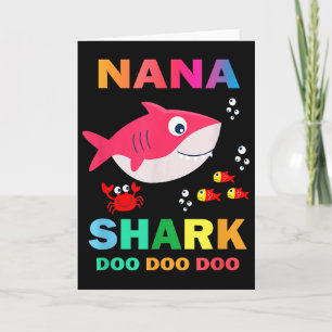Nana-Shark-Shirt, Vatertagsgeschenk von Ehefrau So Karte