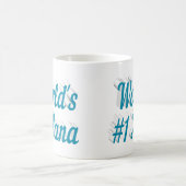 Nana Sky Blue Halbtext Tasse (Mittel)