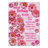 Nana Special Birthday wünscht Pink Daisies (Vorne)