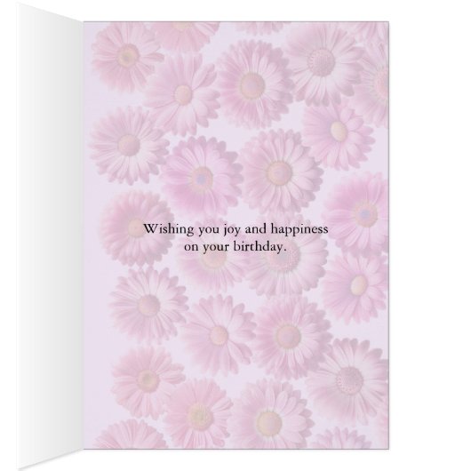 Nana Special Birthday wünscht Pink Daisies (Innen (Rechts))