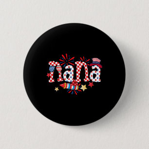 Nana Sungles USA-Flagge Feuerwerk Patriotisch 4. J Button