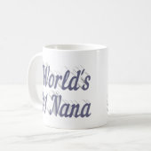 Nana-Tasse für graue Halbtextkaffee Kaffeetasse (Vorderseite Links)
