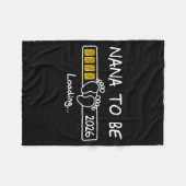 Nana To Be 2026 Loading Nana Est 2026  Fleecedecke (Vorderseite (Horizontal))