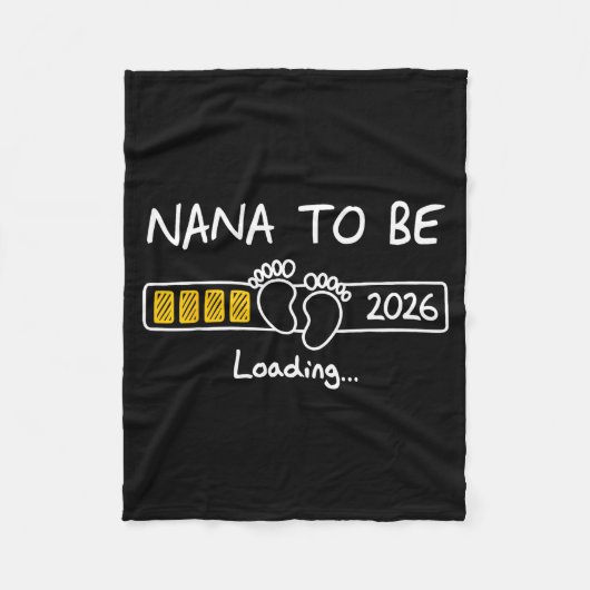 Nana To Be 2026 Loading Nana Est 2026  Fleecedecke (Vorderseite)