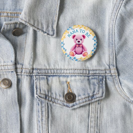 Nana to Be | Boy's Baby Shower Button (Beispiel)