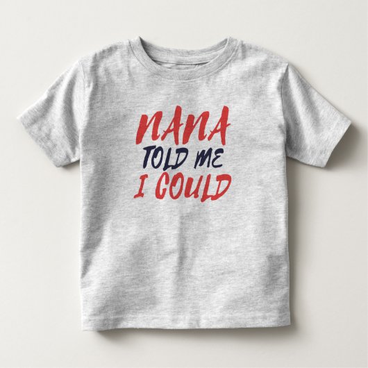 Nana Toddler Fine Jersey T - Shirt (Vorderseite)