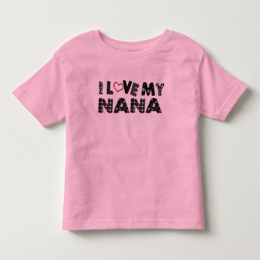 Nana Toddler Ringer T - Shirt (Vorderseite)
