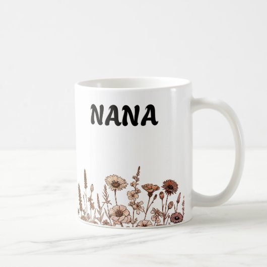 Nana Trendy Floral Design Kaffeetasse (Rechts)