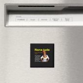 Nana-tude Definition Black Queen Funny Gift Design Magnet (In Situ (Geschirrspüler))