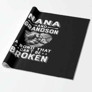 Nana und Grandson eine Anleihe, die nicht zerbroch Geschenkpapier