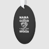 Nana und Grandson eine Anleihe, die nicht zerbroch Ornament (Vorderseite)