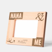 Nana und ich Foto Geschenk Geätzte Rahmen (Links)