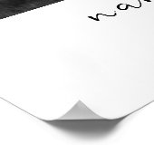 Nana und ich Personalisierten Bildergeschenk für O Poster (Ecke)