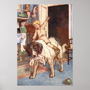 Nana und Michael Darling von Alice B. Woodward Poster