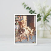 Nana und Michael Darling von Alice B. Woodward Postkarte (Stehend Vorderseite)