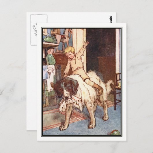 Nana und Michael Darling von Alice B. Woodward Postkarte (Vorne/Hinten)