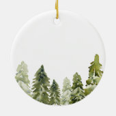 Nana und Papa Unsere ersten Weihnachten als Großel Keramik Ornament (Hinten)