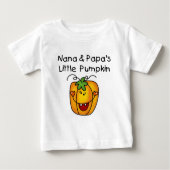 Nana und Papas kleine Kürbis-T - Shirt (Vorderseite)