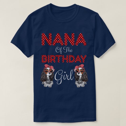 Nana vom Geburtstagskind T-Shirt (Design vorne)