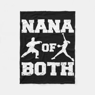 Nana von beiden lustigen Softll und Karate Nana Fleecedecke
