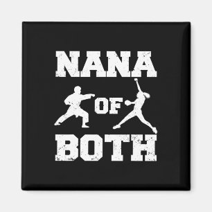 Nana von beiden lustigen Softll und Karate Nana Magnet