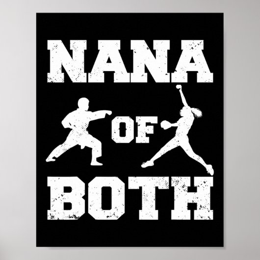 Nana von beiden lustigen Softll und Karate Nana Poster (Vorne)