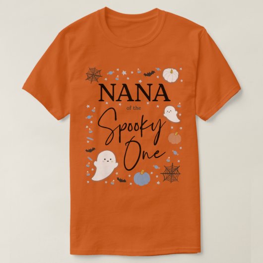Nana von der Spooky One Birthday Blue T-Shirt (Design vorne)
