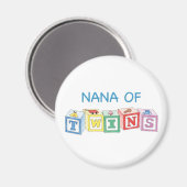 Nana von Twins Blocks Magnet (Vorderseite/Rückseite)