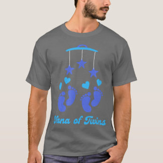 Nana von Twins Oma Blue Feet Es ist ein Junge Gesc T-Shirt