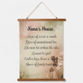 Nana Wandteppich Mit Holzrahmen (Vorderseite)