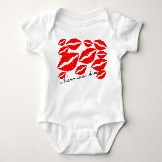 Nana war hier Bodysuit Baby Strampler (Vorderseite)