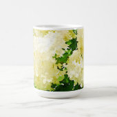 Nana White Annabelle Hydrangeas Kaffeetasse (Mittel)