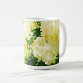 Nana White Annabelle Hydrangeas Kaffeetasse (VorderseiteRechts)