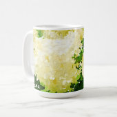 Nana White Annabelle Hydrangeas Kaffeetasse (Vorderseite Links)