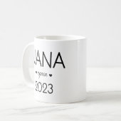 Nana Wieder 2023 Cup, Nana wieder Ankündigung Kaffeetasse (Vorderseite Links)