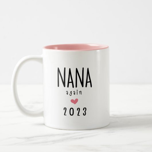 Nana Wieder 2023 Tasse,ana wieder Ankündigung Gesc Zweifarbige Tasse (Links)