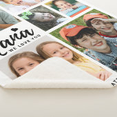 Nana Wir Liebe Sie Großkinder heißt FotoCollage Sherpadecke (3/4)