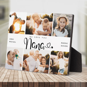 NANA Wir Liebe Sie hören Moderne 6 Foto Collage Fotoplatte