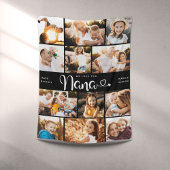 Nana Wir Liebe Sie hören Moderne FotoCollage Fleecedecke