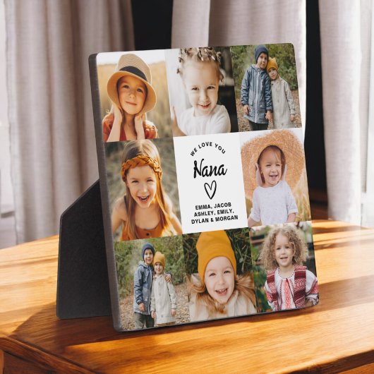 Nana Wir Liebe Sie hören moderne Fotocollage Fotoplatte